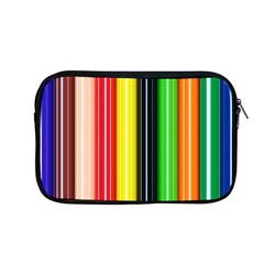 Stripes Colorful Striped Background Wallpaper Pattern Apple Macbook Pro 13  Zipper Case by Simbadda