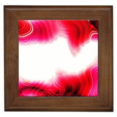 Abstract Pink Page Border Framed Tiles by Simbadda