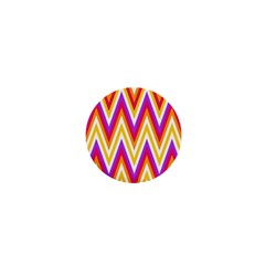 Colorful Chevrons Zigzag Pattern Seamless 1  Mini Buttons by Simbadda