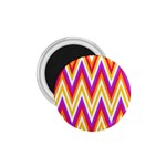 Colorful Chevrons Zigzag Pattern Seamless 1.75  Magnets Front