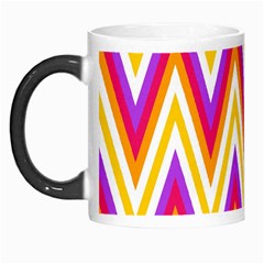 Colorful Chevrons Zigzag Pattern Seamless Morph Mugs by Simbadda