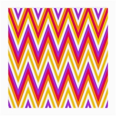 Colorful Chevrons Zigzag Pattern Seamless Medium Glasses Cloth (2-side) by Simbadda