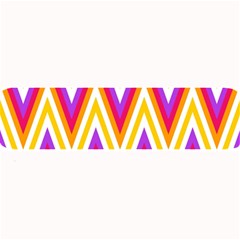 Colorful Chevrons Zigzag Pattern Seamless Large Bar Mats by Simbadda