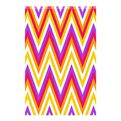 Colorful Chevrons Zigzag Pattern Seamless Shower Curtain 48  X 72  (small)  by Simbadda