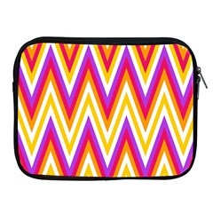 Colorful Chevrons Zigzag Pattern Seamless Apple Ipad 2/3/4 Zipper Cases by Simbadda