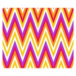 Colorful Chevrons Zigzag Pattern Seamless Double Sided Flano Blanket (Small)  50 x40  Blanket Front