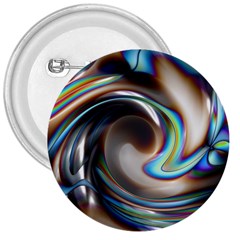 Twirl Liquid Crystal 3  Buttons by Simbadda