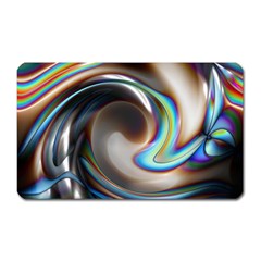 Twirl Liquid Crystal Magnet (rectangular) by Simbadda