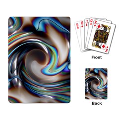 Twirl Liquid Crystal Playing Card by Simbadda