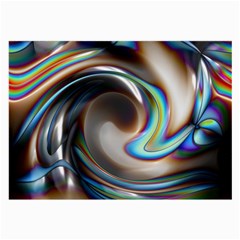 Twirl Liquid Crystal Large Glasses Cloth (2-side) by Simbadda