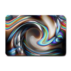 Twirl Liquid Crystal Small Doormat  by Simbadda