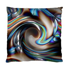 Twirl Liquid Crystal Standard Cushion Case (one Side) by Simbadda