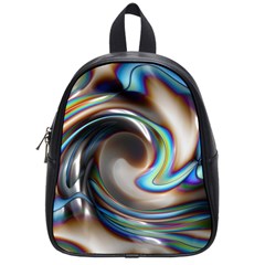 Twirl Liquid Crystal School Bags (small)  by Simbadda