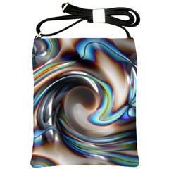 Twirl Liquid Crystal Shoulder Sling Bags by Simbadda