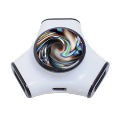 Twirl Liquid Crystal 3-port Usb Hub by Simbadda