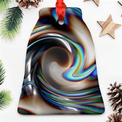 Twirl Liquid Crystal Ornament (bell) by Simbadda