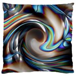 Twirl Liquid Crystal Large Cushion Case (One Side) Front