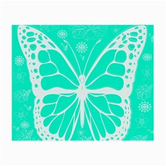 Butterfly Cut Out Flowers Small Glasses Cloth (2-side) by Simbadda