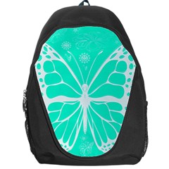 Butterfly Cut Out Flowers Backpack Bag by Simbadda