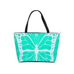 Butterfly Cut Out Flowers Shoulder Handbags by Simbadda