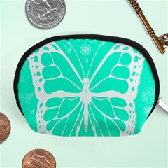 Butterfly Cut Out Flowers Accessory Pouches (medium)  by Simbadda