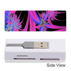 Fractal In Bright Pink And Blue Memory Card Reader (stick)  by Simbadda