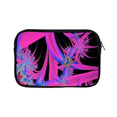 Fractal In Bright Pink And Blue Apple Ipad Mini Zipper Cases by Simbadda