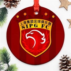 Shanghai Sipg F C  Ornament (round) by Valentinaart