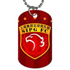 Shanghai Sipg F C  Dog Tag (two Sides) by Valentinaart