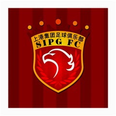 Shanghai Sipg F C  Medium Glasses Cloth (2-side) by Valentinaart