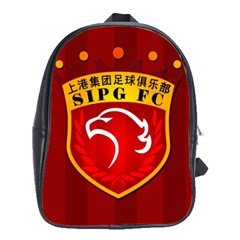 Shanghai Sipg F C  School Bags(large)  by Valentinaart