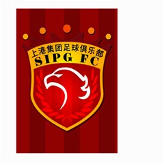 Shanghai Sipg F C  Large Garden Flag (two Sides) by Valentinaart