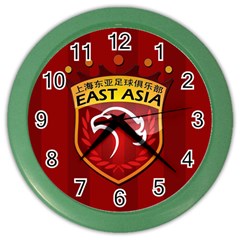 Shanghai Sipg F C  Color Wall Clocks by Valentinaart