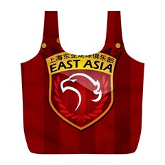 Shanghai Sipg F C  Full Print Recycle Bags (l)  by Valentinaart