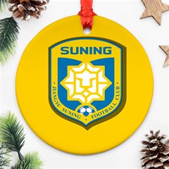 Jiangsu Suning F C  Ornament (round) by Valentinaart