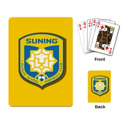 Jiangsu Suning F C  Playing Card by Valentinaart