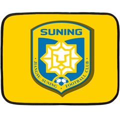 Jiangsu Suning F C  Double Sided Fleece Blanket (mini)  by Valentinaart