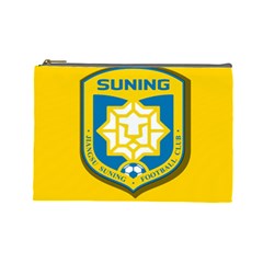 Jiangsu Suning F C  Cosmetic Bag (large)  by Valentinaart