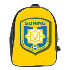 Jiangsu Suning F C  School Bags(large)  by Valentinaart