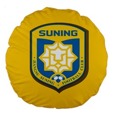 Jiangsu Suning F C  Large 18  Premium Round Cushions by Valentinaart