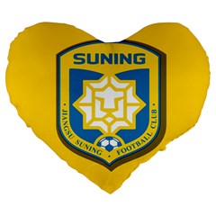 Jiangsu Suning F C  Large 19  Premium Heart Shape Cushions