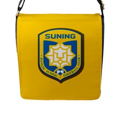 Jiangsu Suning F C  Flap Messenger Bag (l)  by Valentinaart