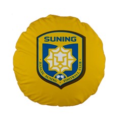 Jiangsu Suning F C  Standard 15  Premium Flano Round Cushions by Valentinaart