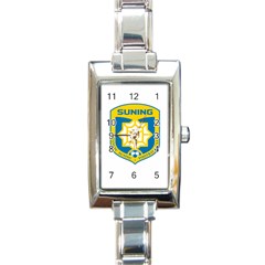 Jiangsu Suning F.C. Rectangle Italian Charm Watch