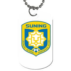 Jiangsu Suning F C  Dog Tag (one Side) by Valentinaart