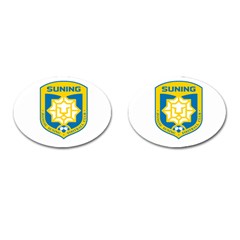 Jiangsu Suning F C  Cufflinks (oval) by Valentinaart