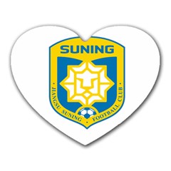 Jiangsu Suning F C  Heart Mousepads by Valentinaart