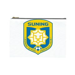 Jiangsu Suning F C  Cosmetic Bag (large)  by Valentinaart