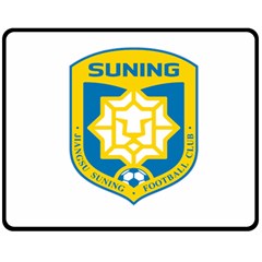 Jiangsu Suning F C  Fleece Blanket (medium)  by Valentinaart