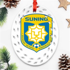 Jiangsu Suning F.C. Oval Filigree Ornament (Two Sides)